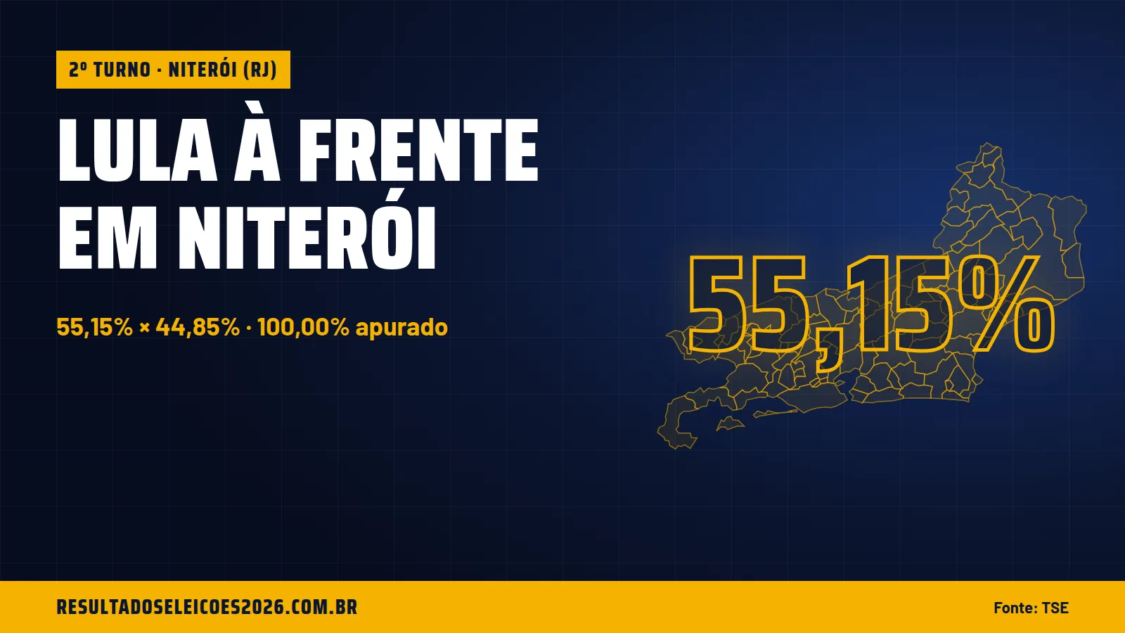 Lula à frente em Niterói