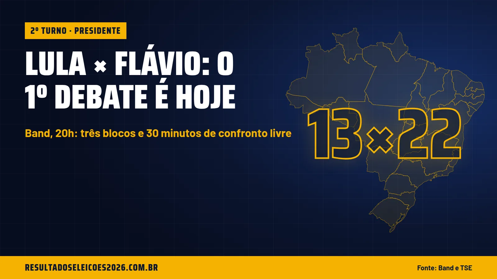 Lula × Flávio: o 1º debate é hoje