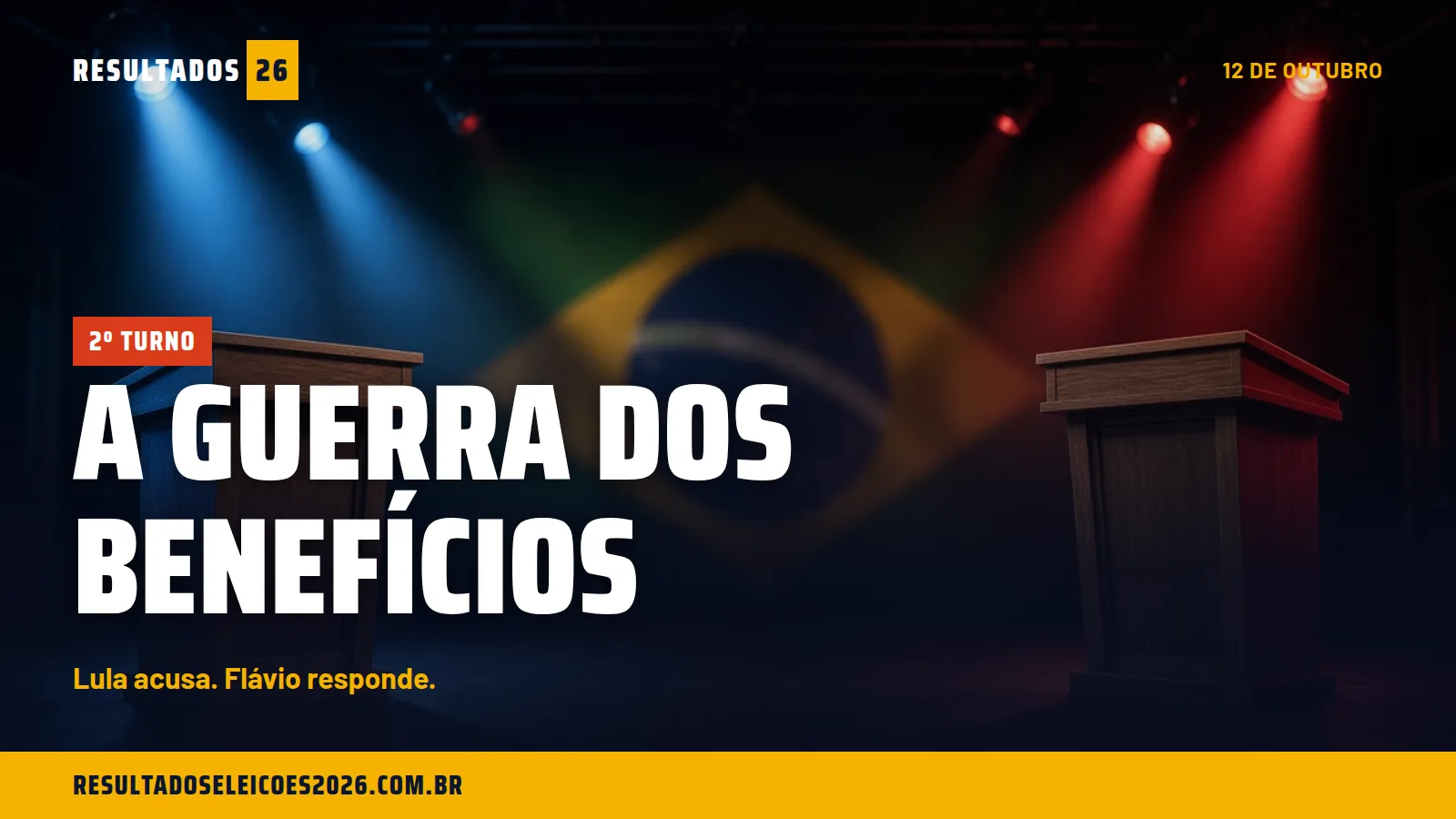 A guerra dos benefícios: Lula acusa, Flávio responde